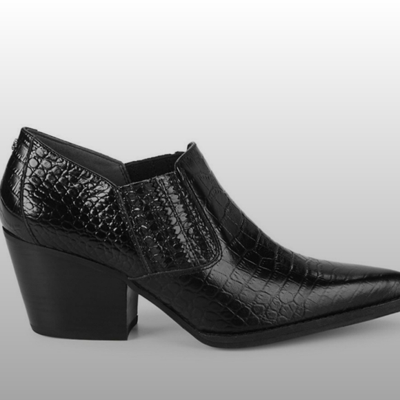 Sam Edelman croc booties sz 6 - Picture 1 of 4
